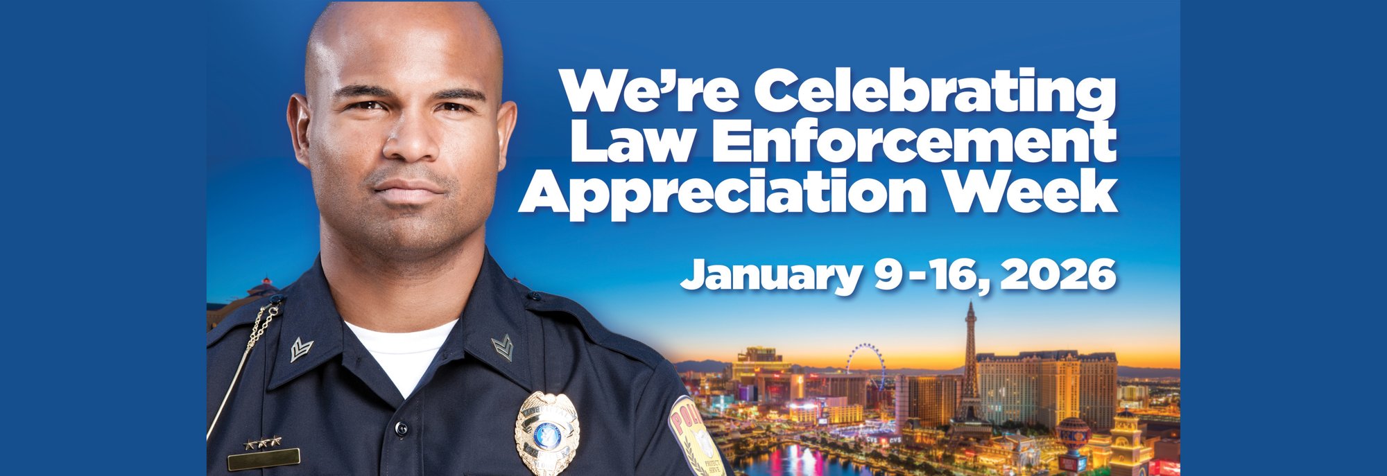 Law Enforcement can enter to win prizes this week during Law Enforcement Appreciation Week 2026